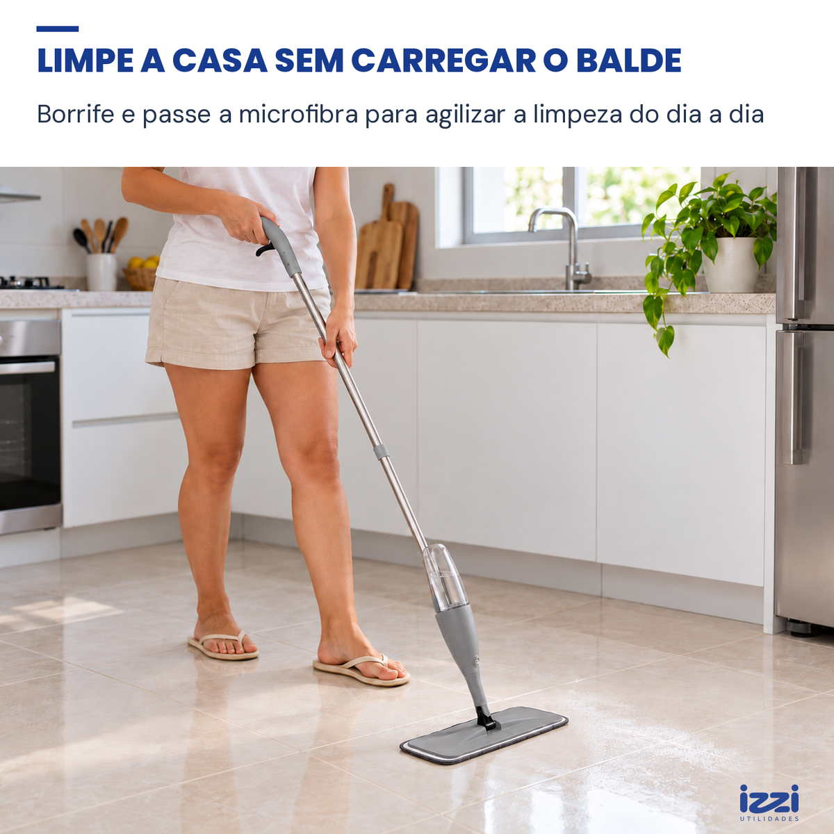 Mop Spray 360° com Reservatório de 350 ml