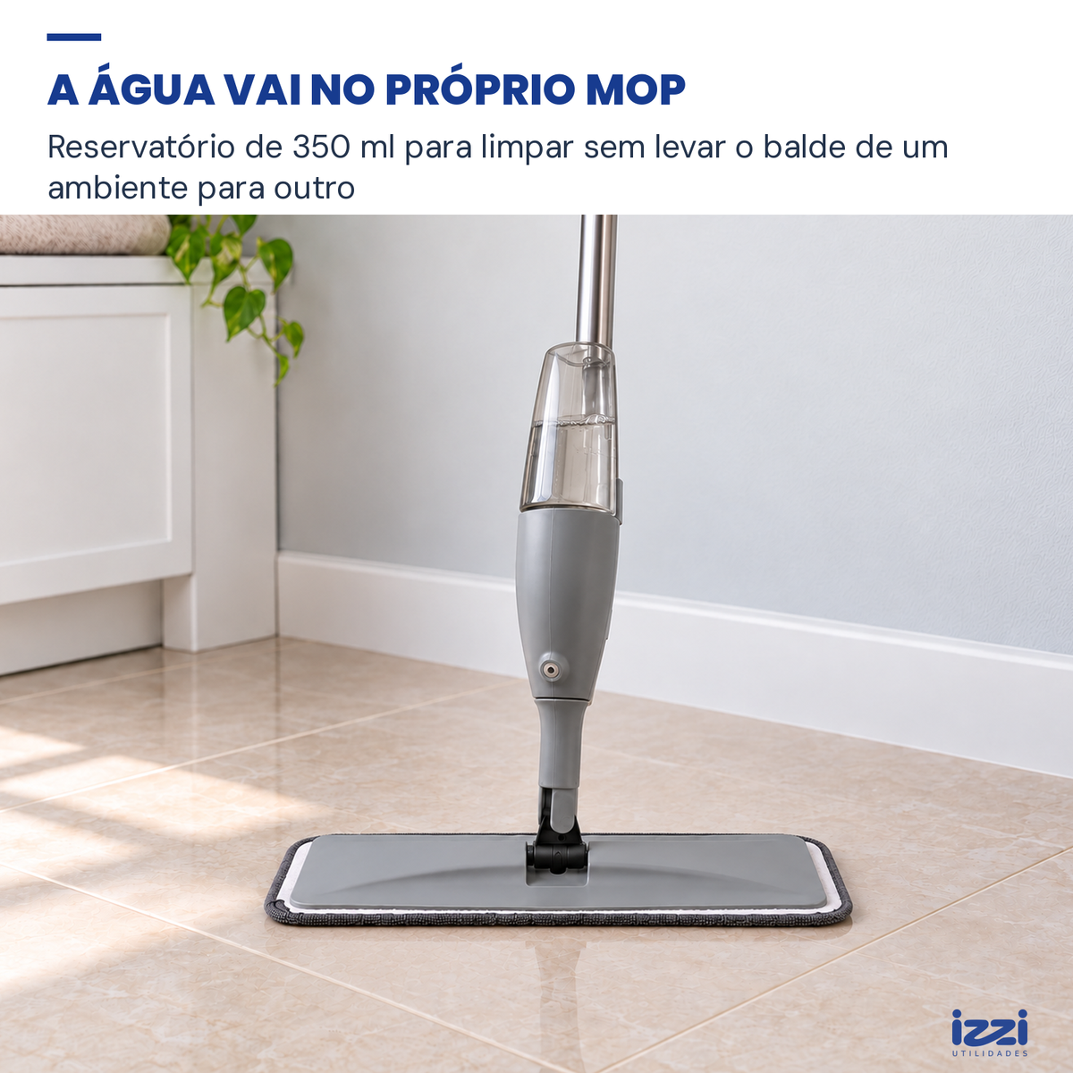 Mop Spray 360° com Reservatório de 350 ml