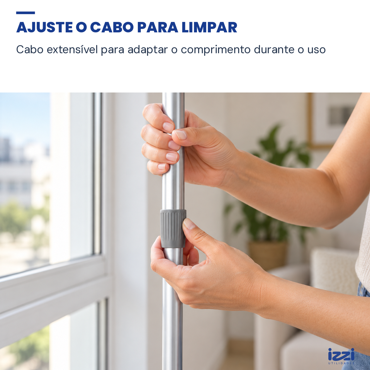 Mop Esponja com Cabo Extensível
