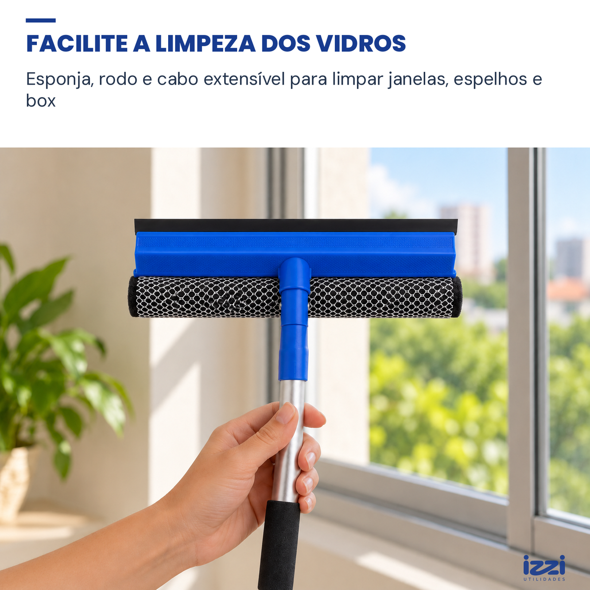 MOP Limpa Vidro Cabo Extensivo