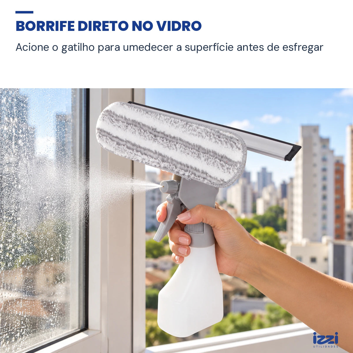 BORRIFE DIRETO NO VIDRO